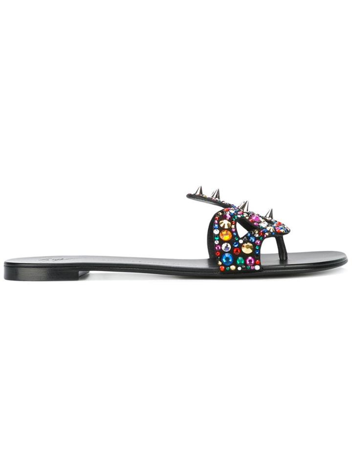Giuseppe Zanotti Design Maya Sandals - Black