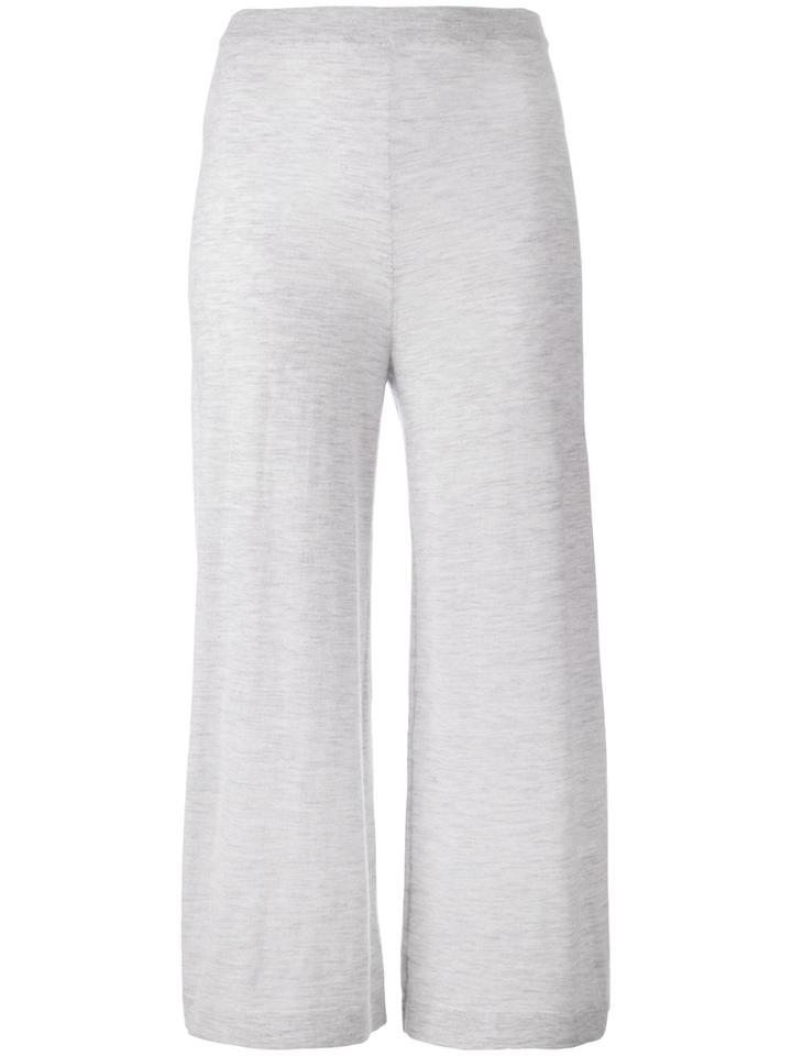 Le Kasha - Thane Cropped Trousers - Women - Cashmere - M, Grey, Cashmere