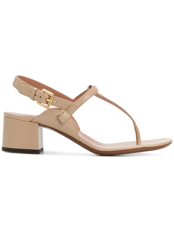 L'autre Chose Sling-back Open-toe Sandals - Nude & Neutrals