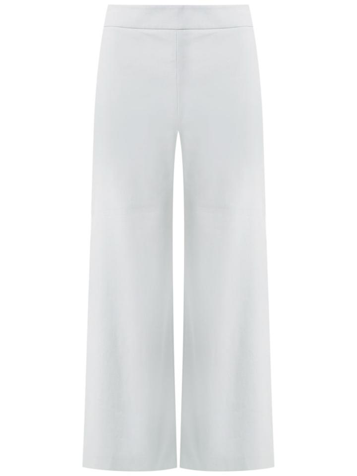 Talie Nk Cropped Trousers, Women's, Size: 42, Grey, Cotton/spandex/elastane