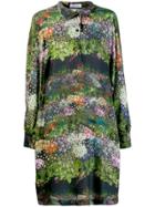 Ailanto Floral Shirt Dress - Black