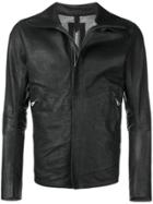 Isaac Sellam Experience Crinkled Flight Leather Jacket - Black