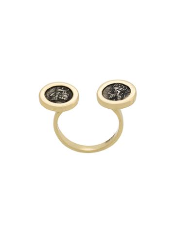 Dubini Kings Of Persis Coin 18kt Gold Ring - Metallic