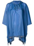 Moncler Hooded Poncho - Blue