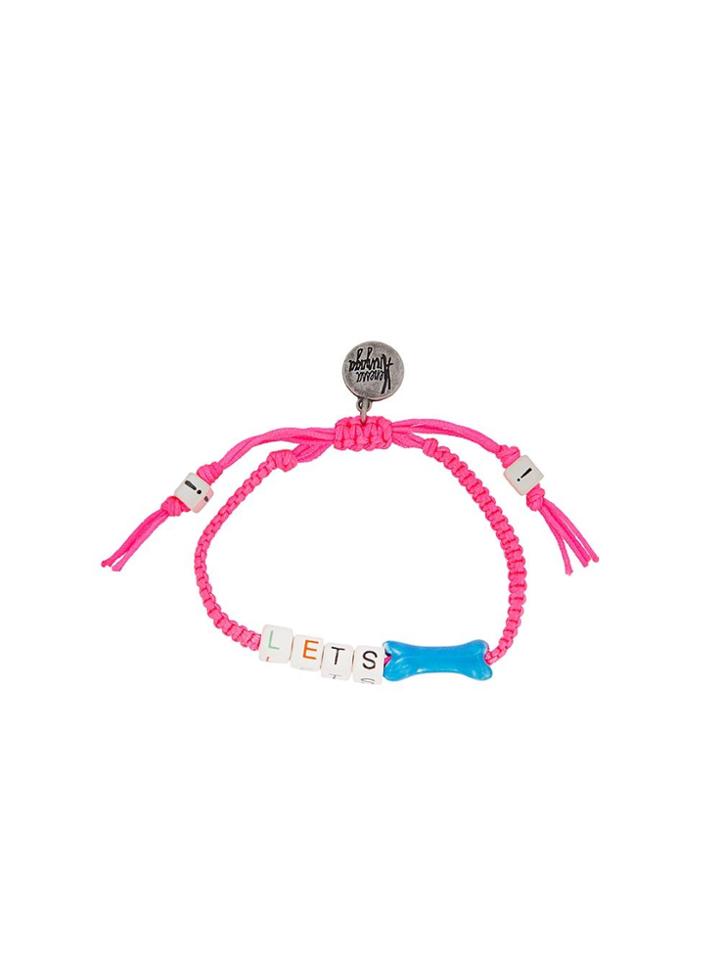 Venessa Arizaga 'lets Bone' Bracelet - Pink & Purple