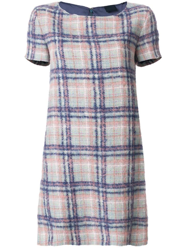 Aspesi Checked Dress - Blue