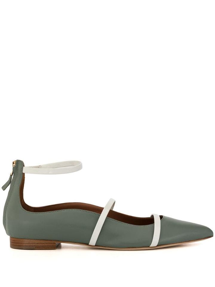 Malone Souliers Robyn Ballerina Shoes - Blue