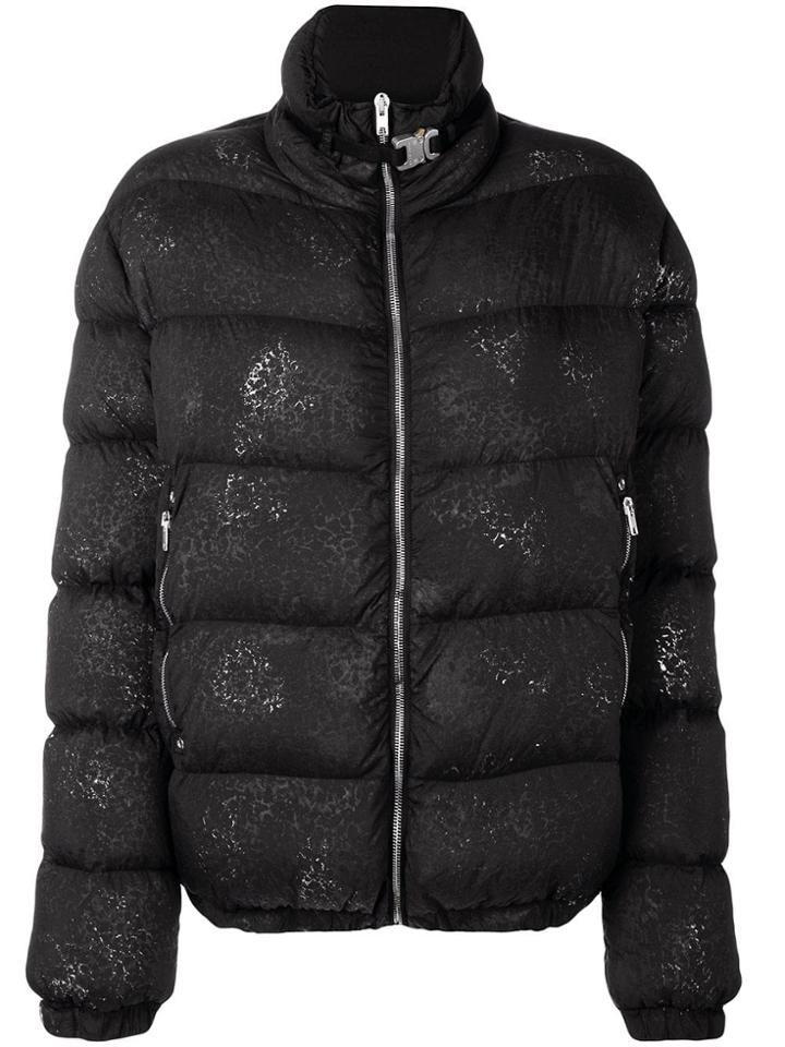 1017 Alyx 9sm Printed Puffer Jacket - Black