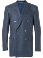 Canali Classic Double-breasted Blazer - Blue