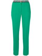Steffen Schraut Creased Tapered Trousers - Green