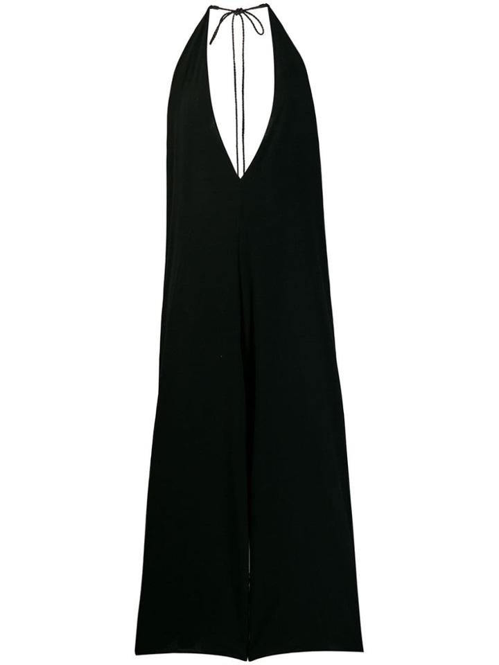 Caravana Deep V-neck Jumpsuit - Black