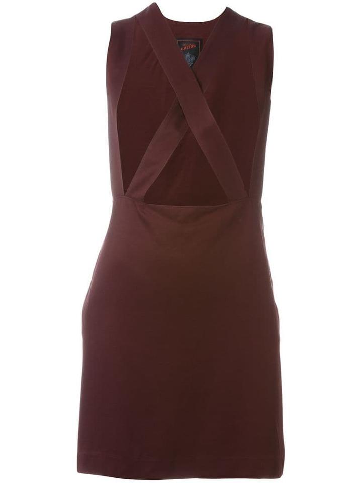 Jean Paul Gaultier Pre-owned Crisscross Front Dress - Red