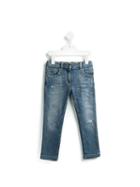 Dolce & Gabbana Kids Distressed Jeans, Girl's, Size: 10 Yrs, Blue