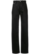 Eytys High Rise Straight Trousers - Black