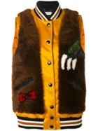 Coach Rexy Bomber Jacket - Brown