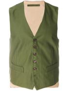 Fortela Tailored Waistcoat - Green