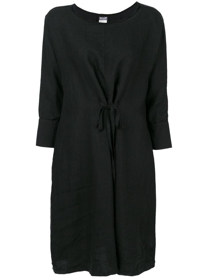 Kristensen Du Nord Ruchéd Waist Shirt Dress - Black