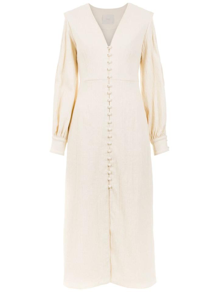 Framed Checklist Dress - Nude & Neutrals