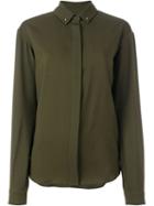 Anthony Vaccarello Hidden Button Shirt