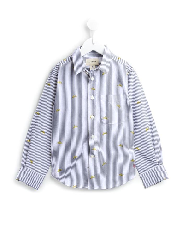 Bellerose Kids Banana Print Shirt, Boy's, Size: 8 Yrs, Blue