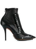 Givenchy Woven Front Panel Ankle Boots