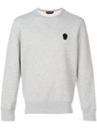 Alexander Mcqueen - Skull Applique Sweatshirt - Men - Cotton - Xl, Grey, Cotton