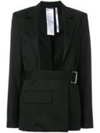 Helmut Lang Open Front Blazer - Black