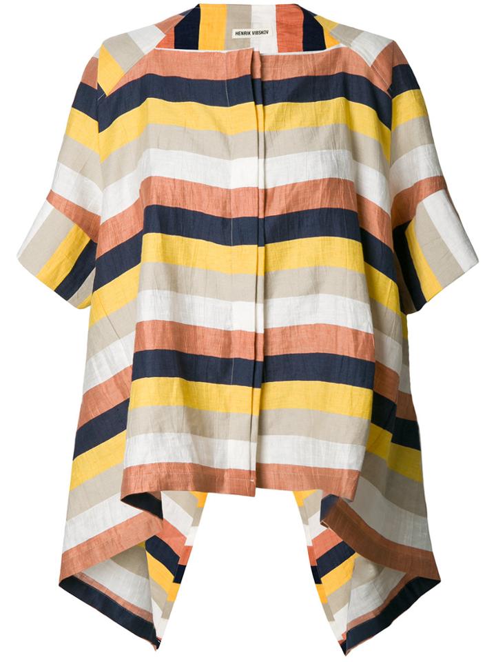 Henrik Vibskov Striped Flip Shirt - Multicolour