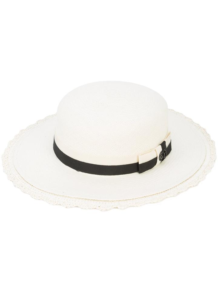 Maison Michel Rod Hat - White