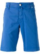 Jacob Cohen Bermuda Shorts, Men's, Size: 35, Blue, Cotton/spandex/elastane