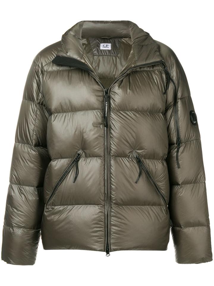 Cp Company Lense Padded Jacket - Green