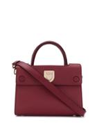 Christian Dior Vintage Top Handle Tote Bag - Red