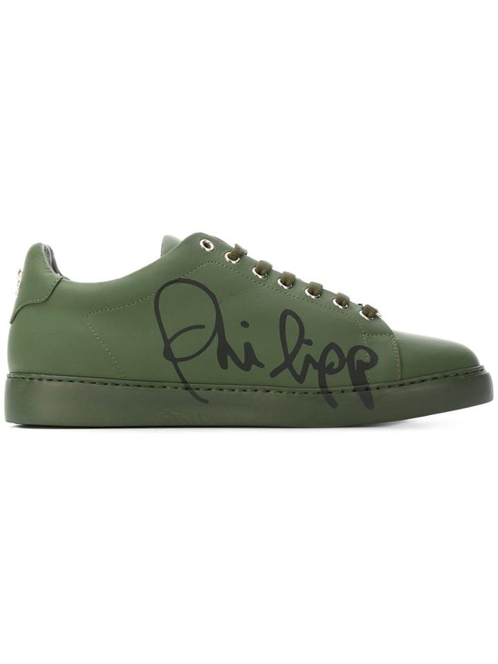 Philipp Plein Low Top Sneakers - Green