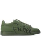 Philipp Plein Low Top Sneakers - Green
