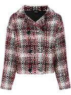 Aspesi Checked Tweed Jacket - Multicolour