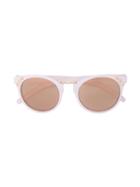 Monnalisa - Round Sunglasses - Kids - Acrylic - One Size, Pink