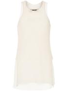 Uma Wang Layered Knit Tank Top - White
