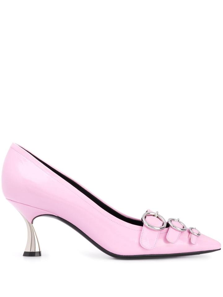 Casadei K Blade Taylor Pumps - Pink