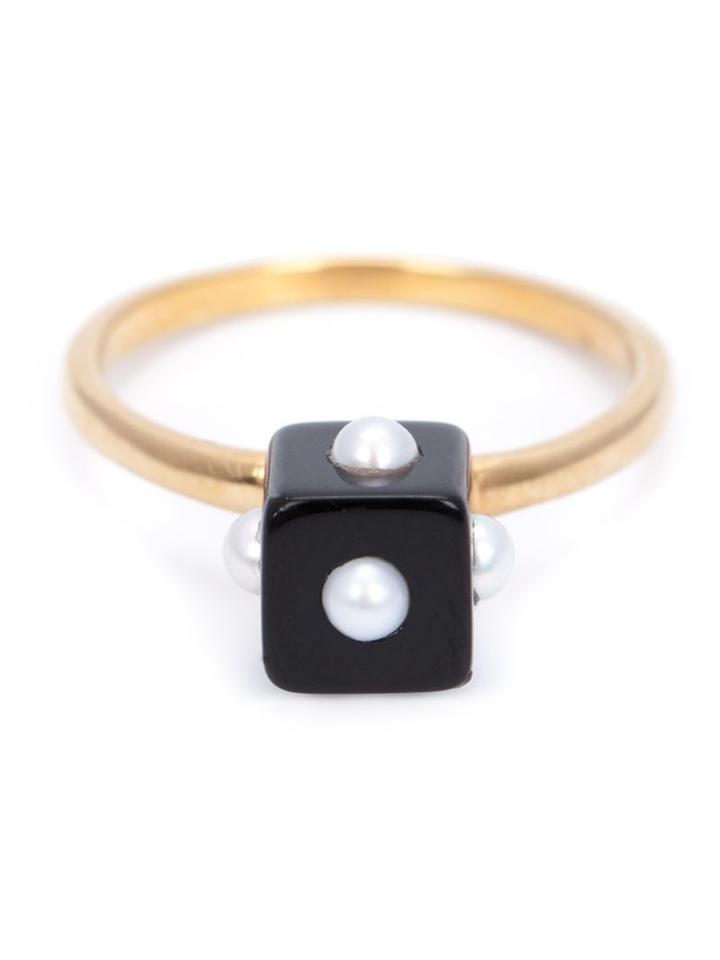 Nektar De Stagni Onyx Cube Ring