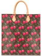Louis Vuitton Vintage Limited Edition Cherry Monogram Tote Bag - Brown