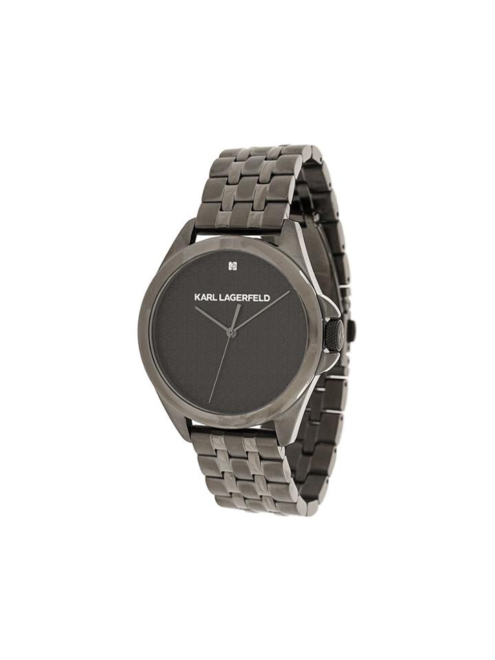 Karl Lagerfeld K/pattern Bracelet Watch - Silver