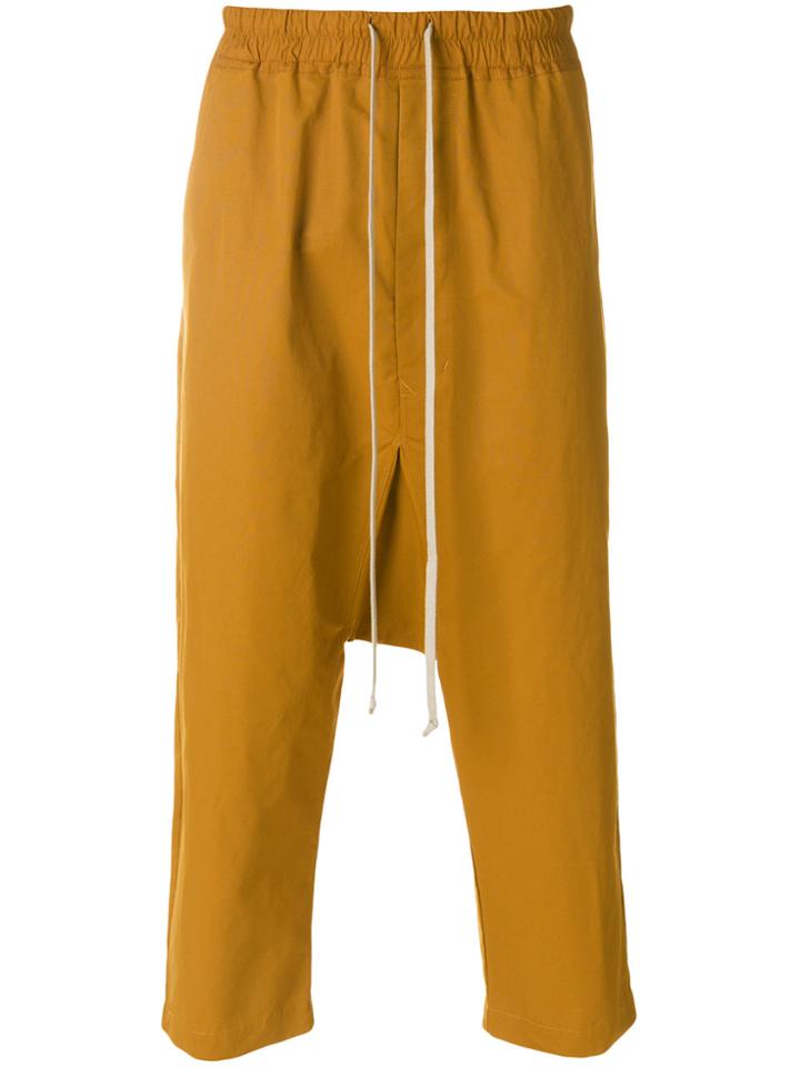 Rick Owens Drop-crotch Track Pants - Brown