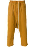 Rick Owens Drop-crotch Track Pants - Brown