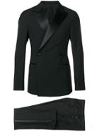 Z Zegna Double Buttoned Tuxedo - Black