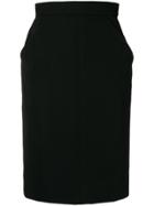 Yves Saint Laurent Vintage Ysl Skirt - Black