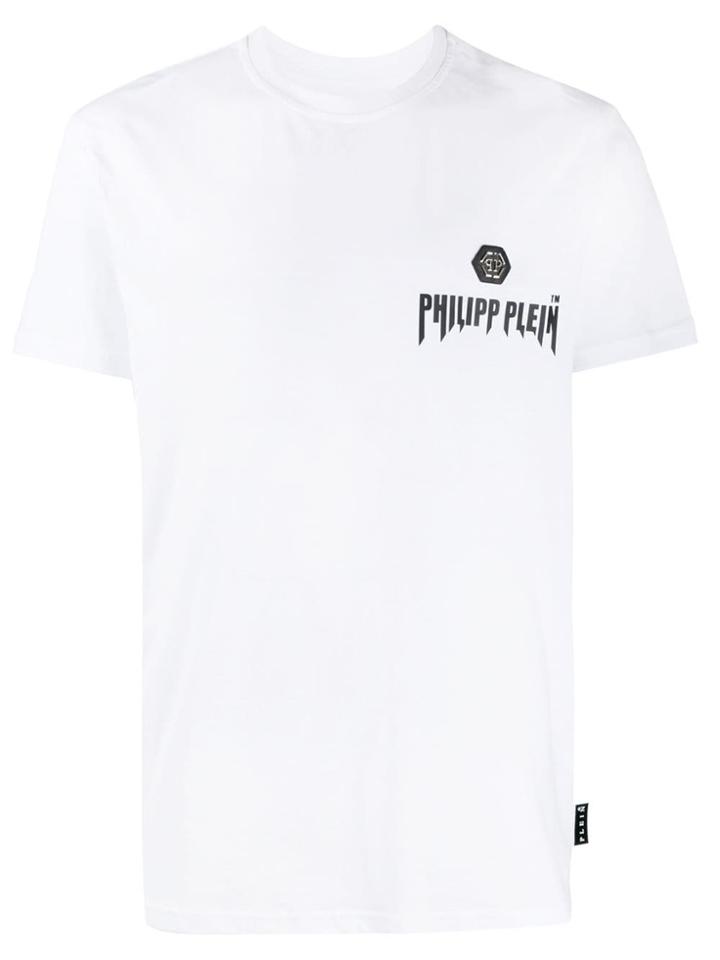 Philipp Plein Statement Logo Print T-shirt - White