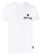 Philipp Plein Statement Logo Print T-shirt - White