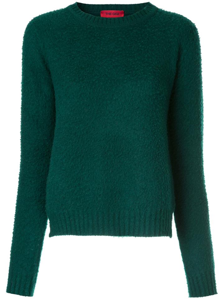 The Gigi Round-neck Sweater - Green