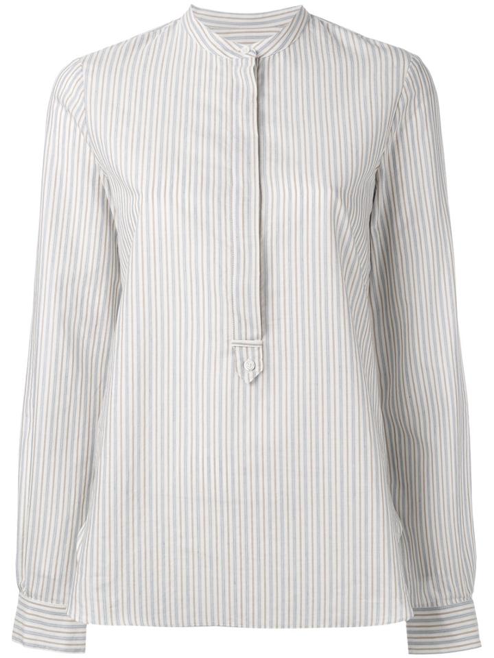 Vanessa Bruno - Striped Blouse - Women - Cotton - 36, Women's, Blue, Cotton