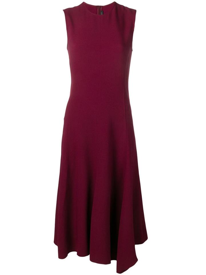 Joseph Asymmetric Hem Dress - Red